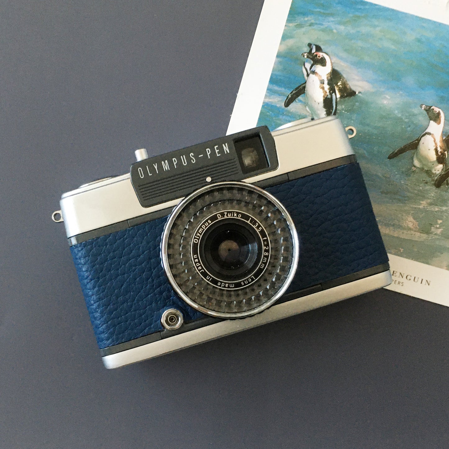 Vintage Film Camera Olympus PEN EE-2 35mm | Deep Blue