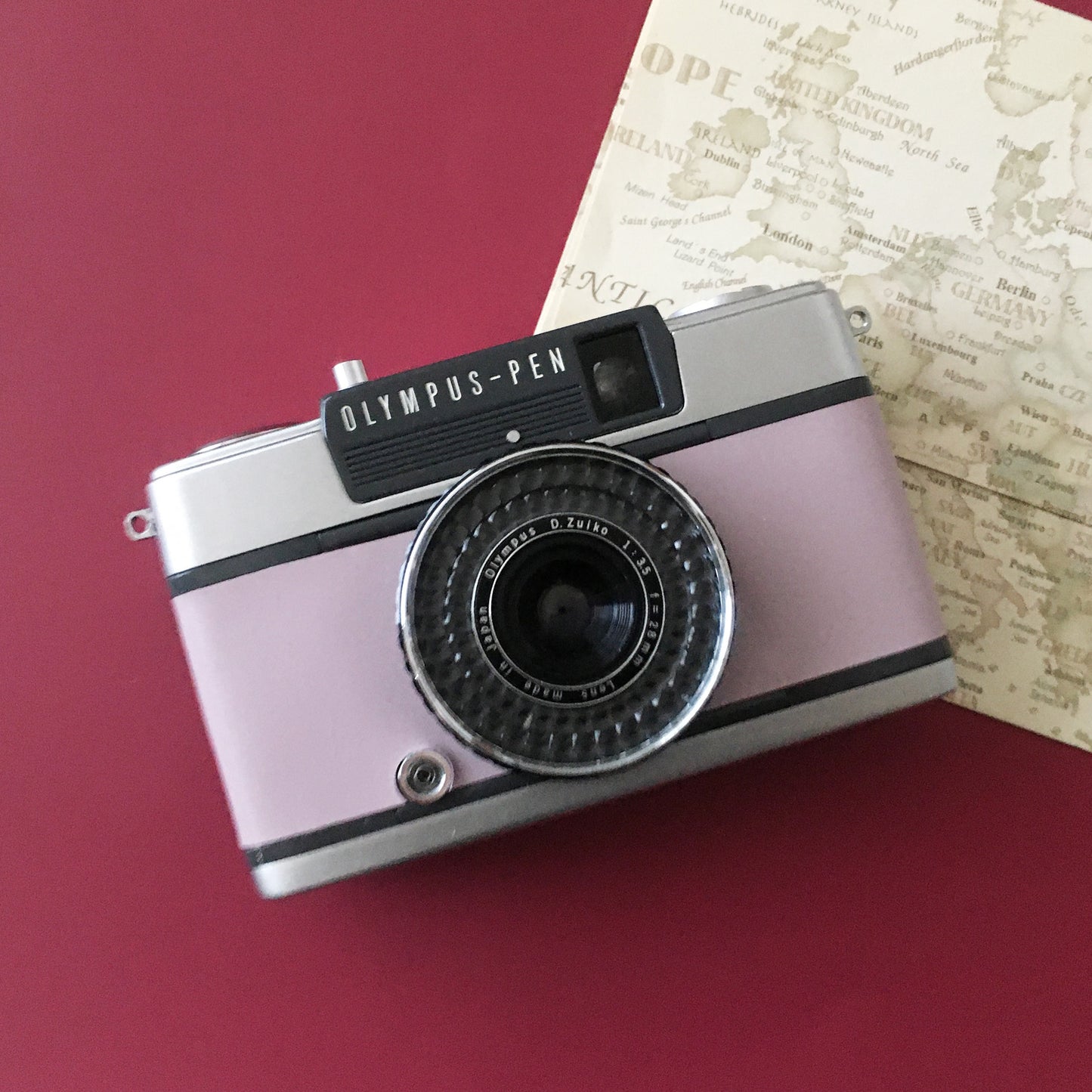 Vintage Film Camera Olympus PEN EE-2 35mm | Lilac