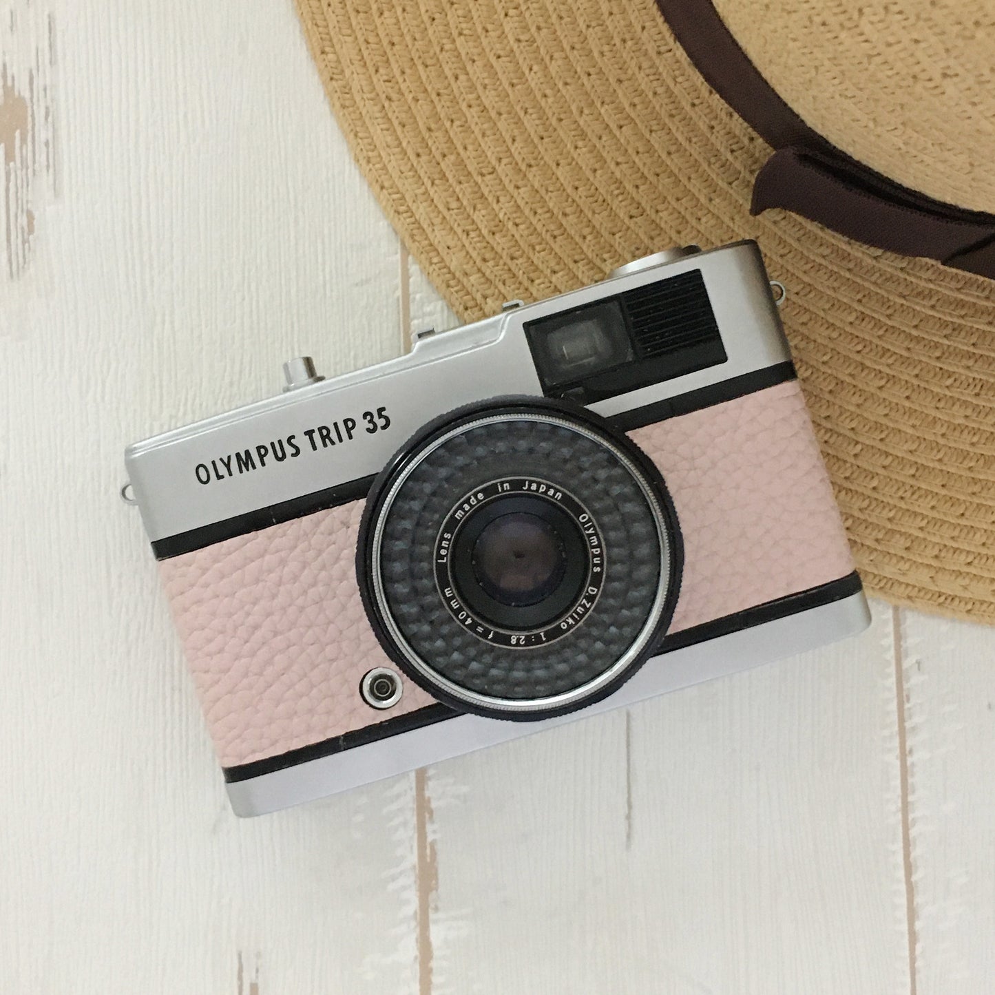 Vintage Film Camera Olympus Trip 35 35mm | Pale Pink