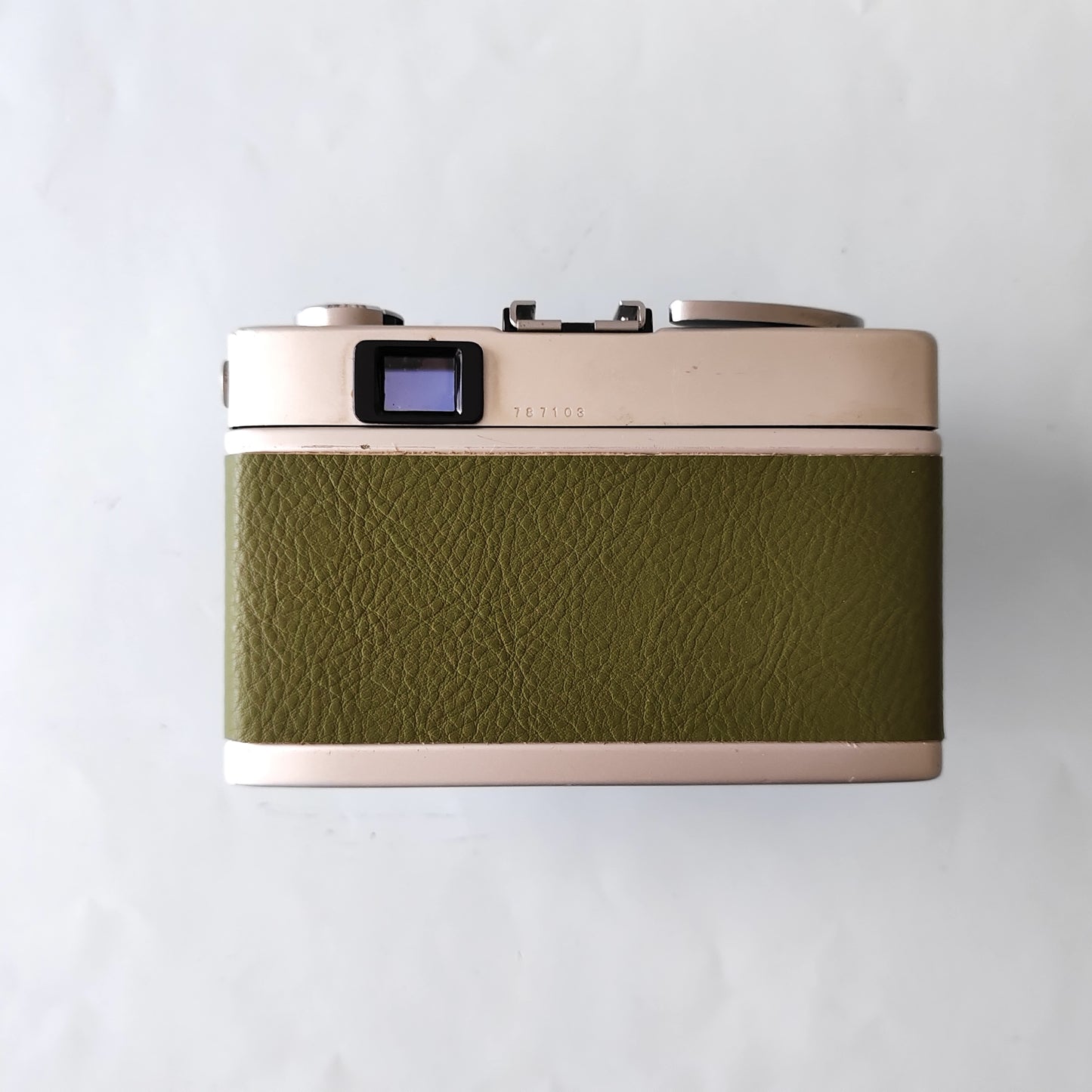 Vintage 35mm Film Camera KONICA C35 | Matcha Green Leather