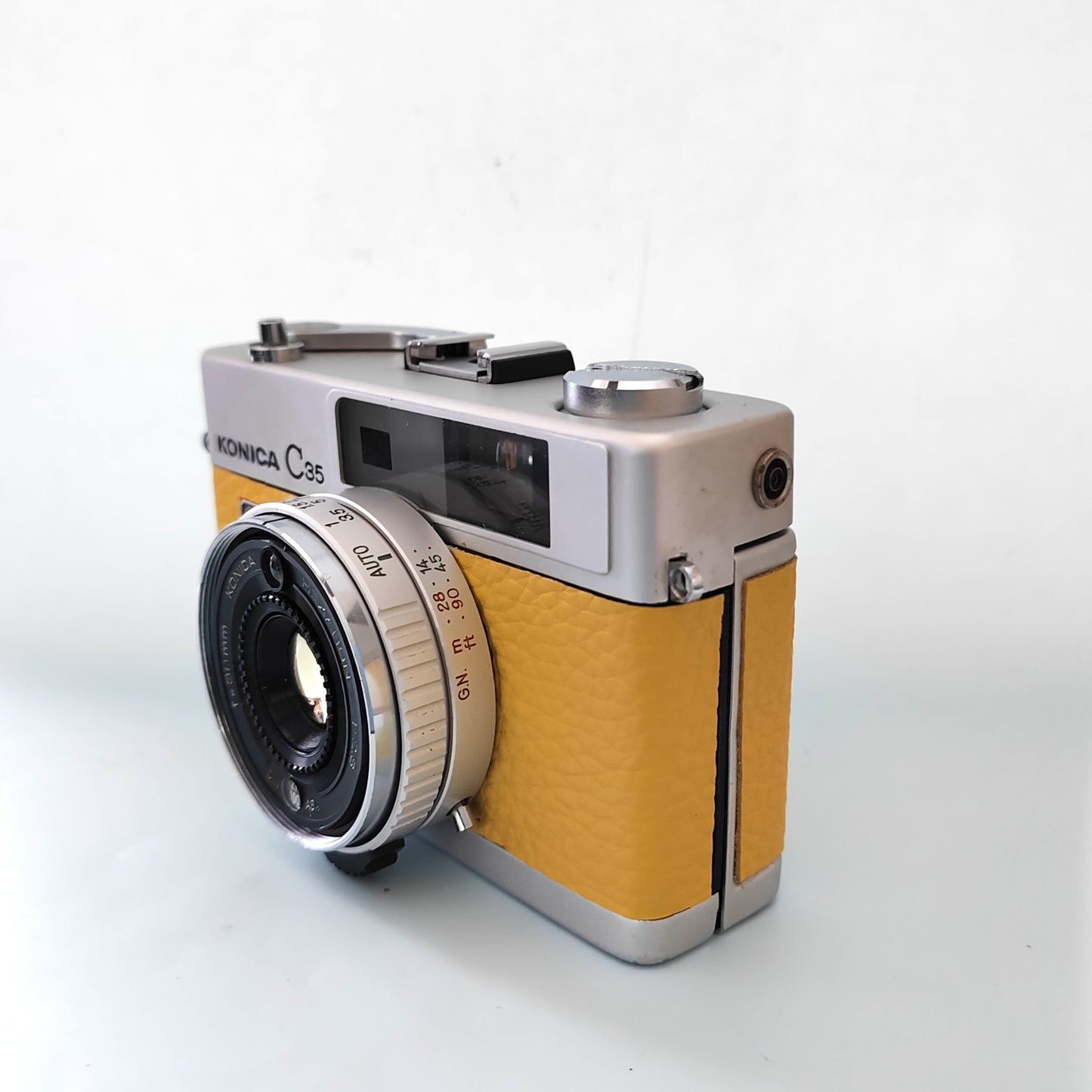 Vintage 35mm Film Camera KONICA C35 | Lemon Yellow