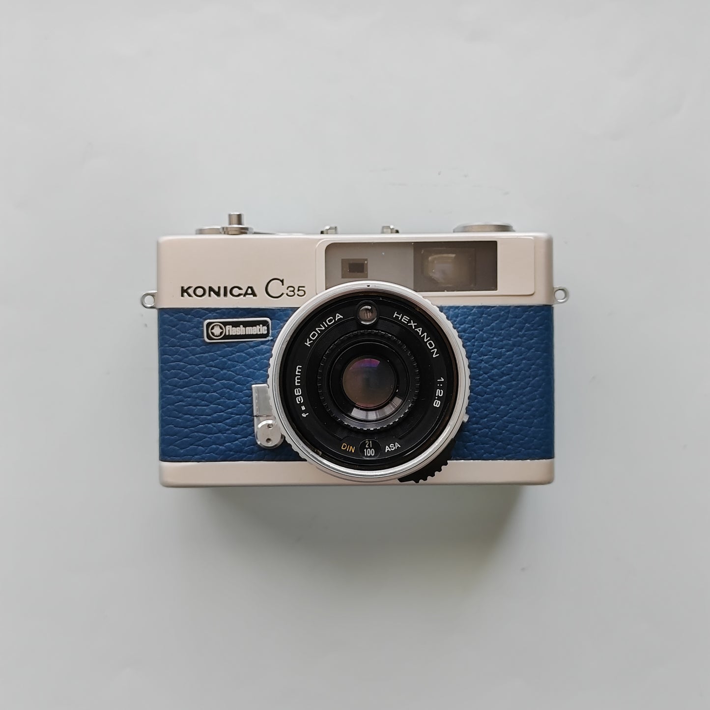 Vintage 35mm Film Camera KONICA C35 | Navy Blue
