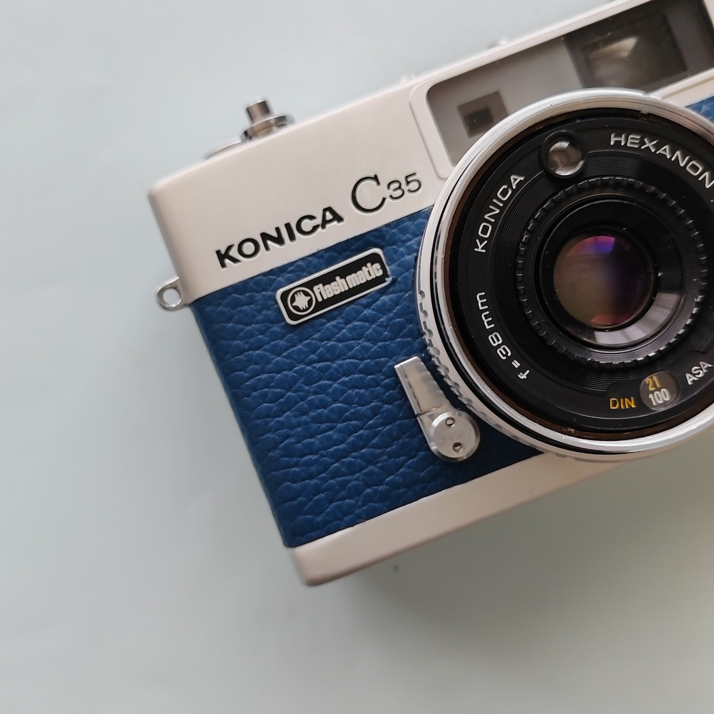 Vintage 35mm Film Camera KONICA C35 | Navy Blue