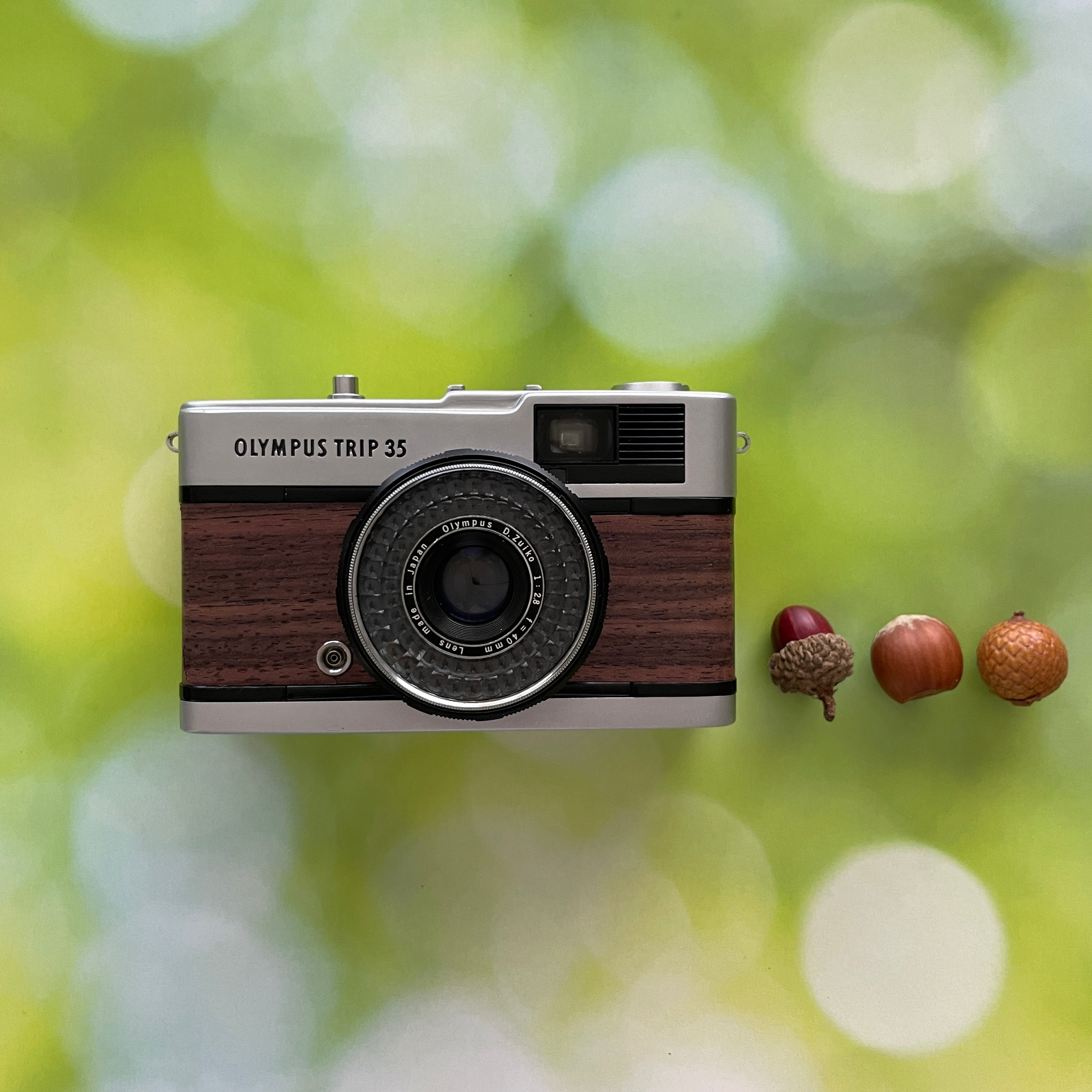 Vintage 35mm Film Camera Olympus Trip 35 35mm Rosewood