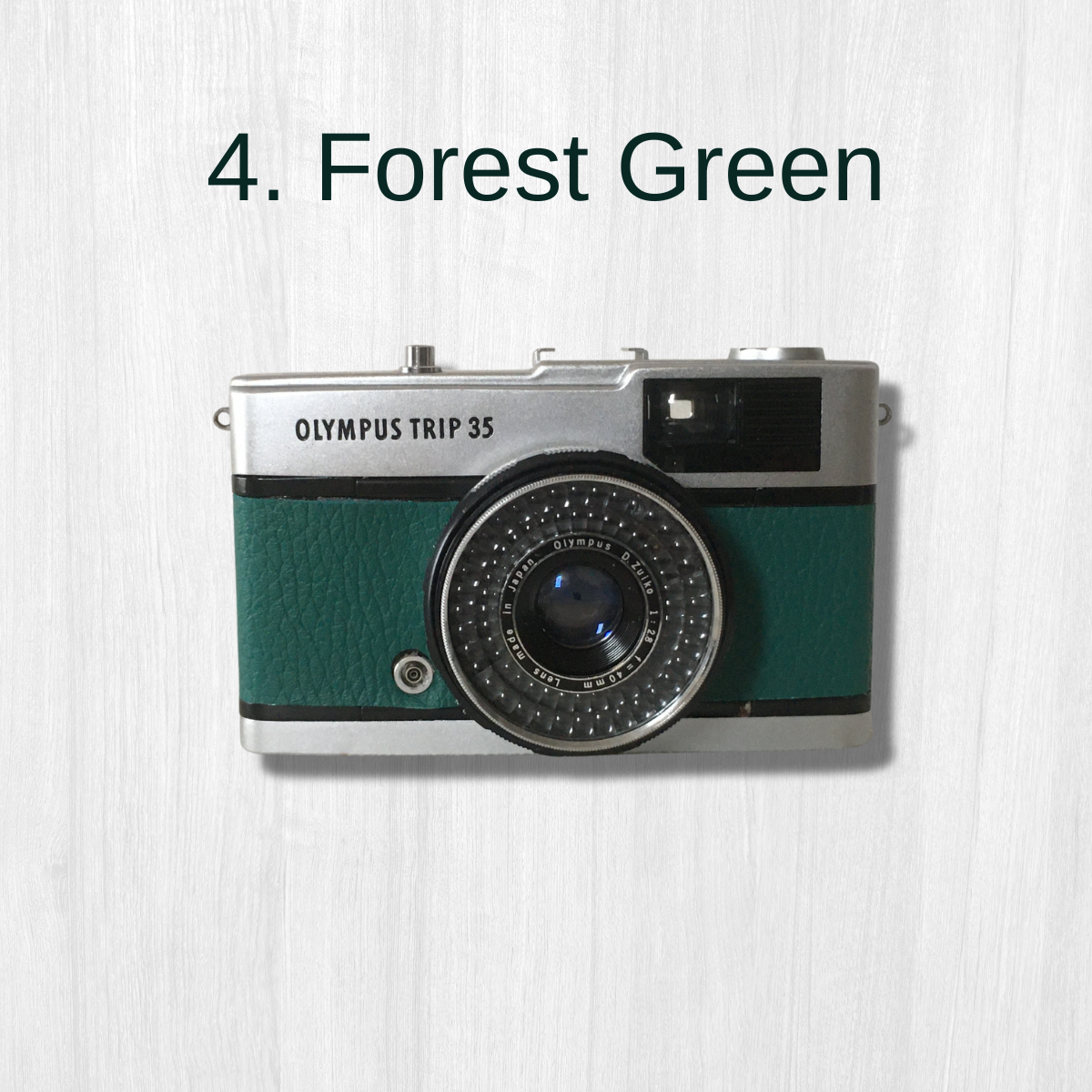 Olympus Trip 35 Film Camera - Custom Leather Colors - Restored & Ready to Shoot