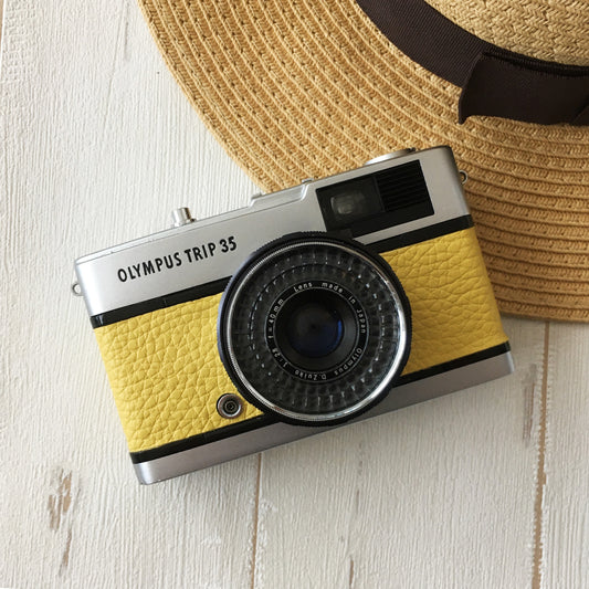 Olympus Trip 35 Vintage 35mm Film Camera | Lemon Yellow