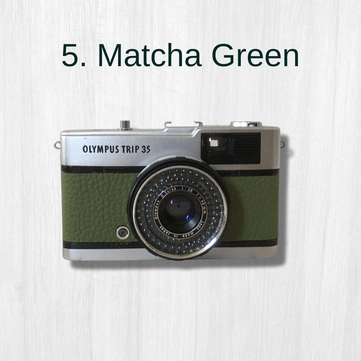 Olympus Trip 35 Film Camera - Custom Leather Colors - Restored & Ready to Shoot