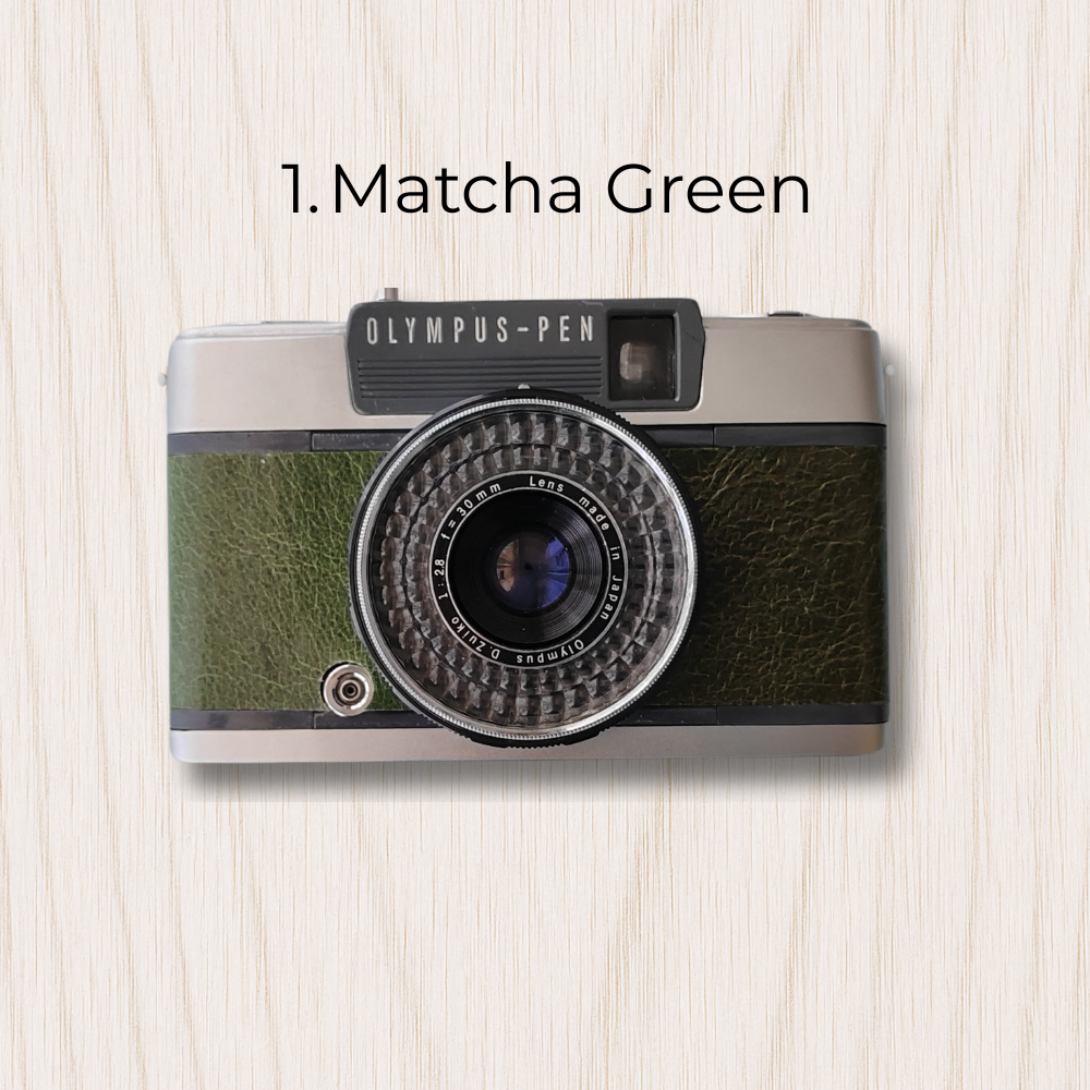 Olympus PEN EES-2 Film Camera - Custom Leather Colors - Restored & Ready to Shoot