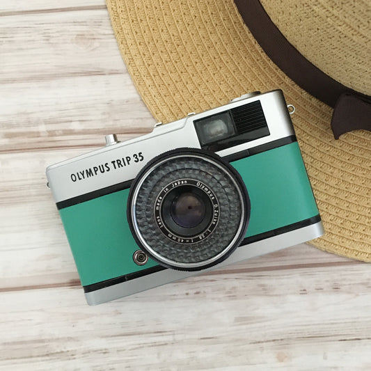 Olympus Trip 35 Vintage 35mm Film Camera | Jade Green