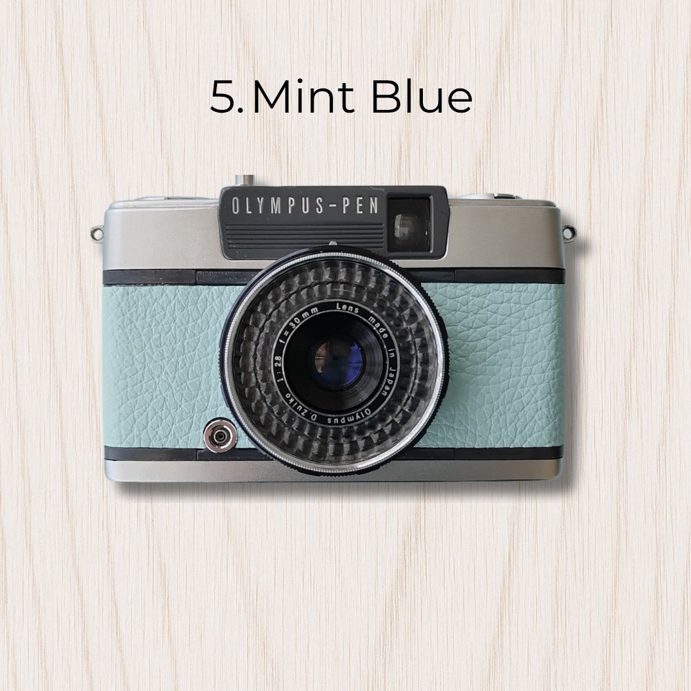 Olympus PEN EES-2 Film Camera - Custom Leather Colors - Restored & Ready to Shoot