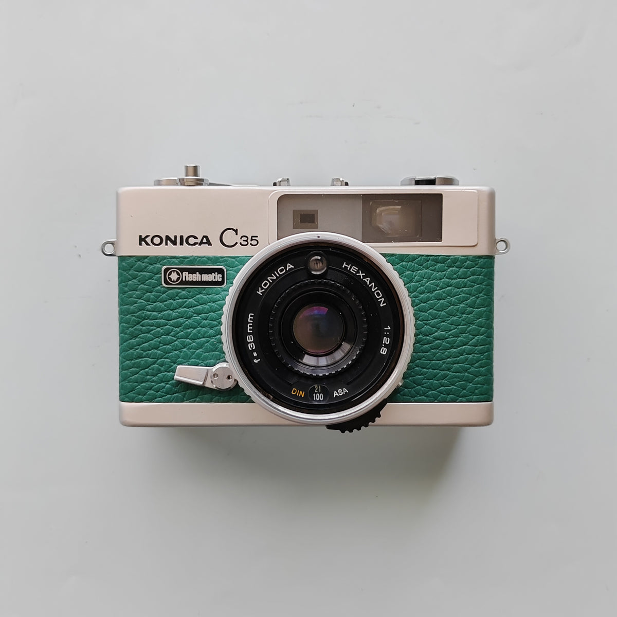 Vintage 35mm Film Camera KONICA C35 | Avocado Green – Contrail