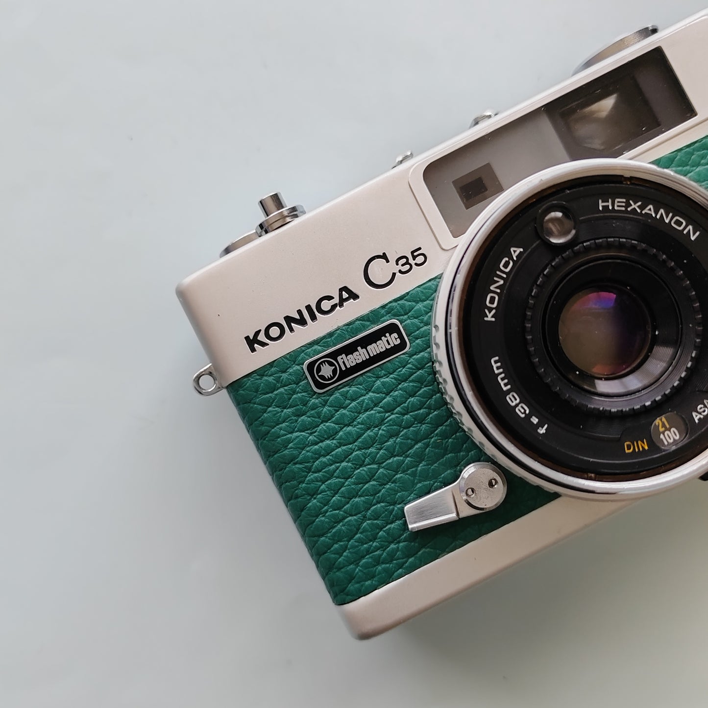 Vintage 35mm Film Camera KONICA C35 | Avocado Green