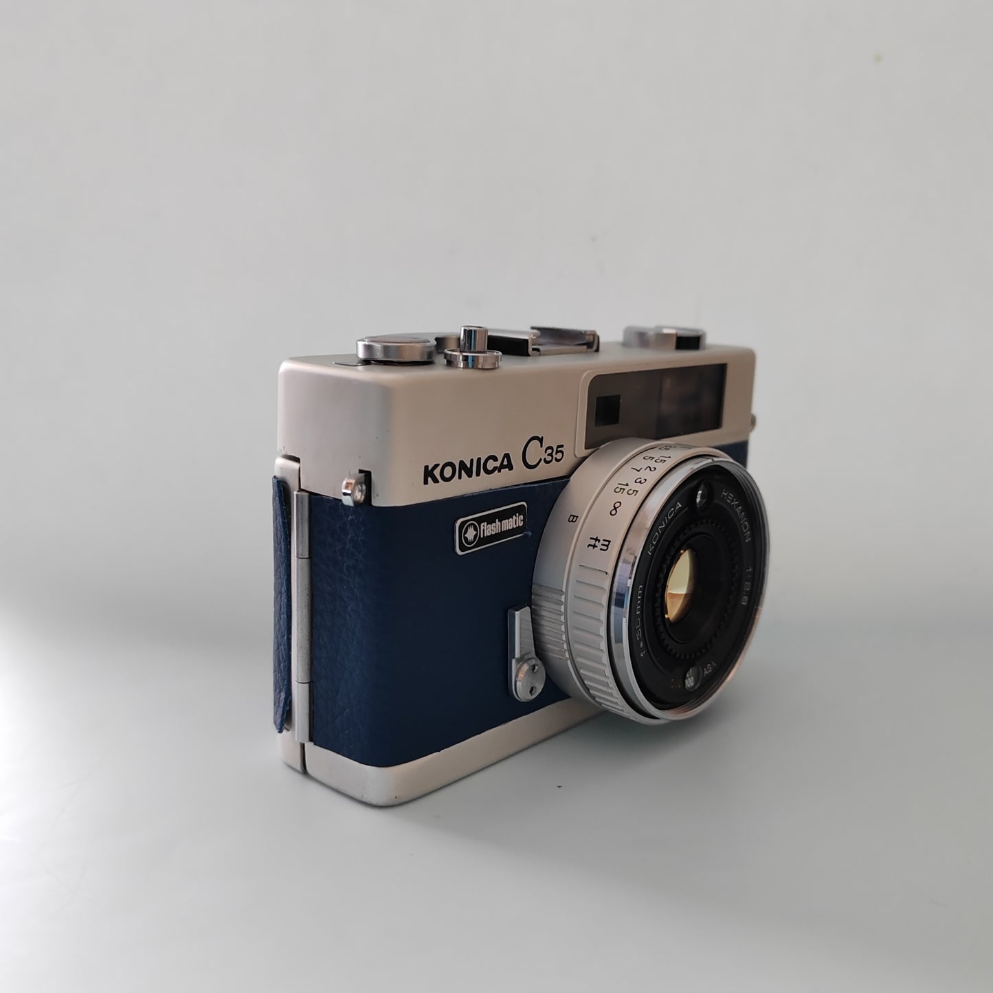 Vintage 35mm Film Camera KONICA C35 | Navy Blue